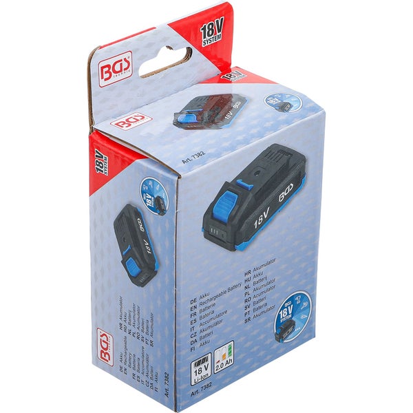 BGS 18 Volt Akku in Verpackung