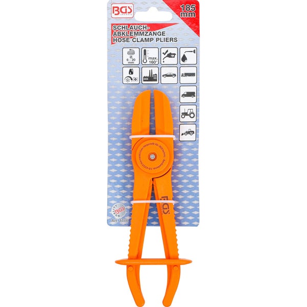 Schlauchabklemmzange 185 Millimeter von BGS technic