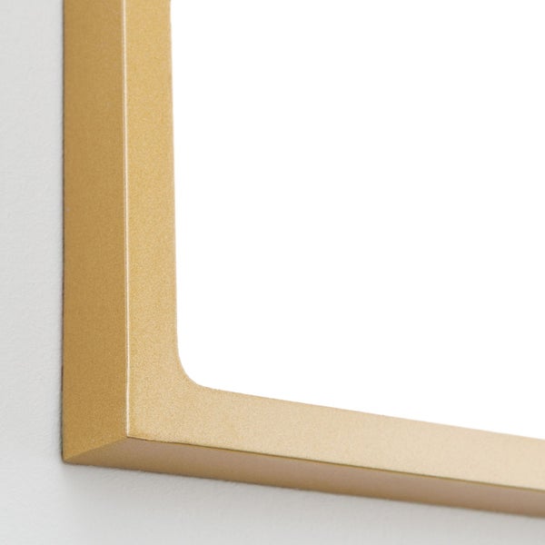 LED Deckenleuchte Lero 30 x 30 cm Gold 3000K 2400lm