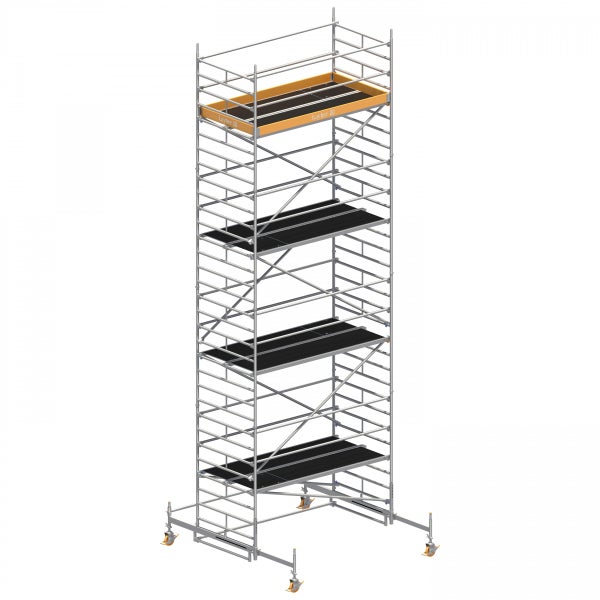 Layher Fahrgerüst mit mehreren Plattformen