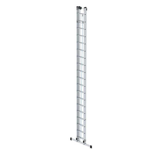 PROREGAL Sprossen-Seilzugleiter mit Standard-Traverse 2 x 19 Sprossen