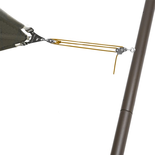 Sonnensegelmast Extra Robust EZ Mast Corten 260 cm – Rostoptik, starke Leistung & Spannung – Maanta®