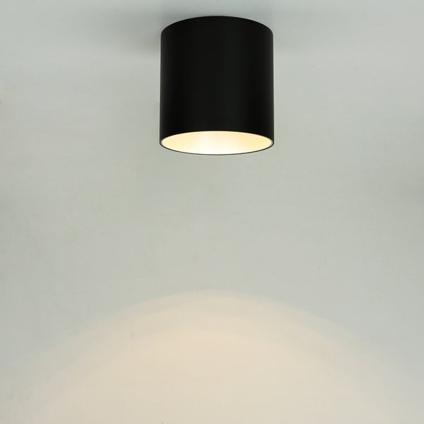 Schwarze Deckenleuchte