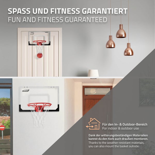 Hauki Mini Basketballkorb Fürs Zimmer Im Set 3 Bälle | HORNBACH