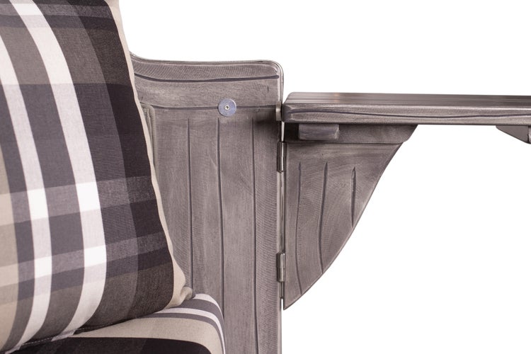 Strandkorb Rantum Mahagoni washed grey PE koboo grey Dessin 583