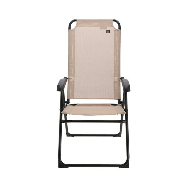 Klappbarer Campingstuhl mit Armlehnen