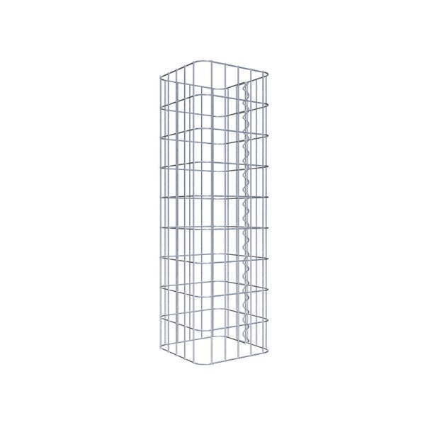 Gabionensäule 27 x 27 cm, MW 5 x 10 cm eckig - Höhe: 0,90 m