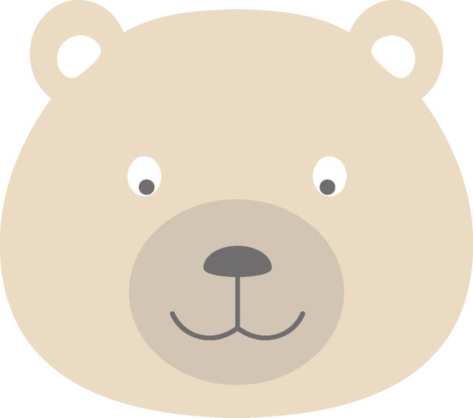 Illustration eines Bärengesichts