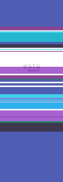 ESTAhome Fototapete Streifen Lila - 100 x 279 cm - 156507