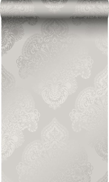 Origin Wallcoverings Tapete Ornamente Taupe - 53 cm x 10,05 m - 345915