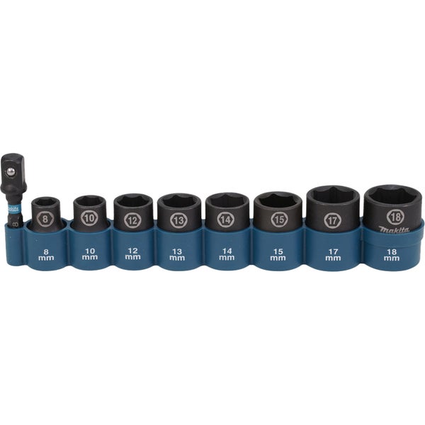 Makita E-16639 Steckschlüssel-Set 9tlg. 3/8