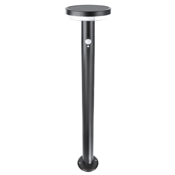 Solar Wegeleuchte Piran 80 cm schwarz 600 lm Bewegungsmelder + Dauerlicht 11023