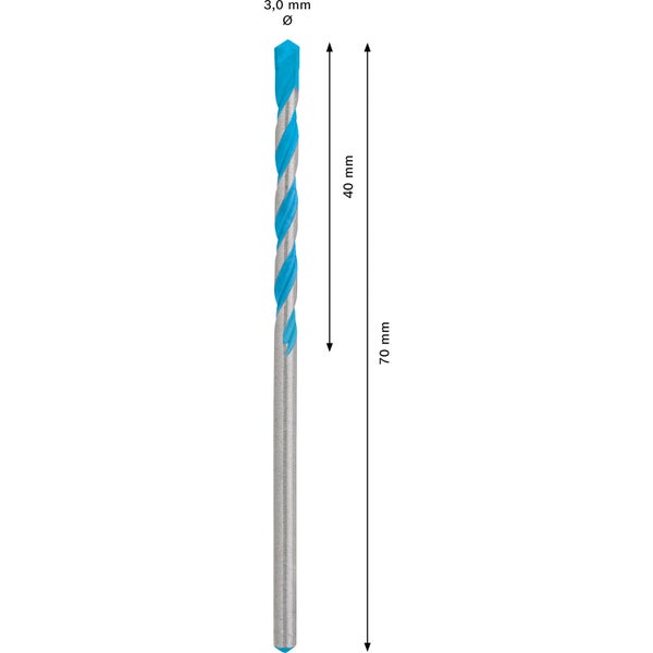 Bosch Expert CYL-9 MultiConstruction Bohrer 3 x 40 x 70 mm - 2608900600