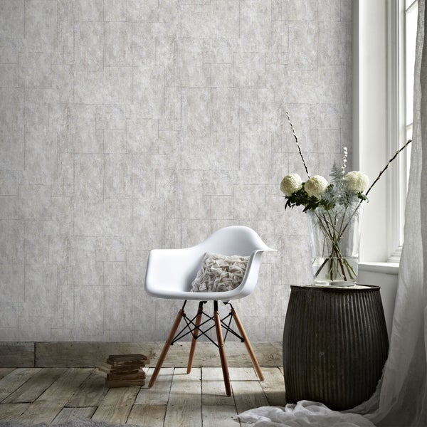Vliestapeten Betonsteine Naturel