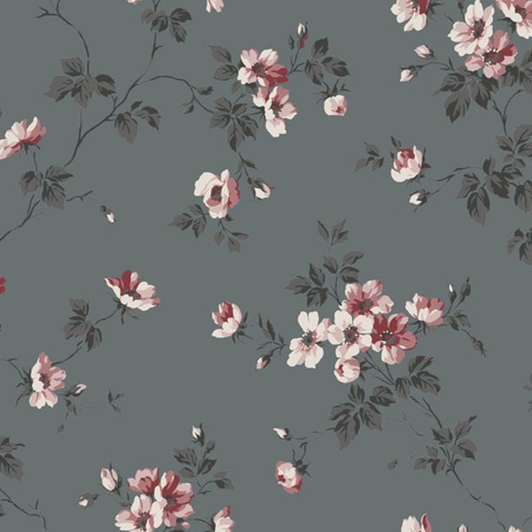 Tapete mit floralem Muster