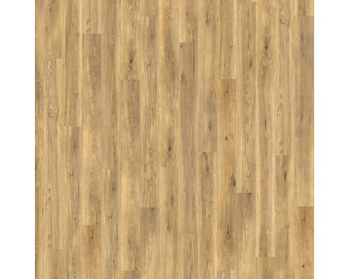 Bodenbelag in Holzoptik mit Maserung und Astlöchern im Eichen-Design.