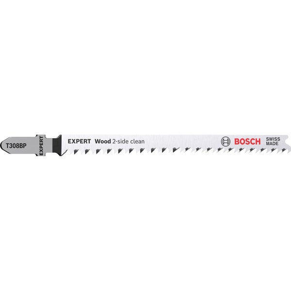 Bosch 5x Expert Wood 2-side clean T 308 BP Stichsägeblatt - 2608900558