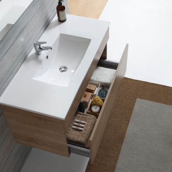 Möbelset für das Badezimmer in 100 cm, wandhängend | Sole