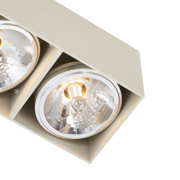 Deckenleuchte mit zwei Strahlern