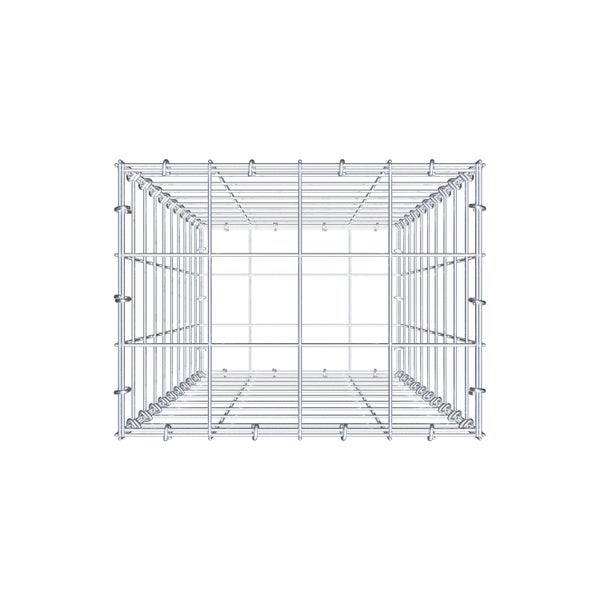 Gabione 100 cm x 40 cm x 30 cm (L x H x T), Maschenweite 10 cm x 10 cm, C-Ring