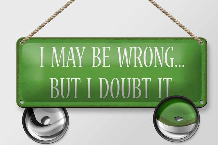 Blechschild Spruch 27x10cm a may be wrong but i doubt it Dekoration