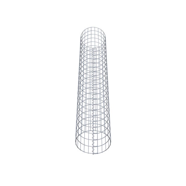 Gabionensäule Durchmesser 37 cm, MW 5 x 10 cm rund - Höhe: 2,10 m