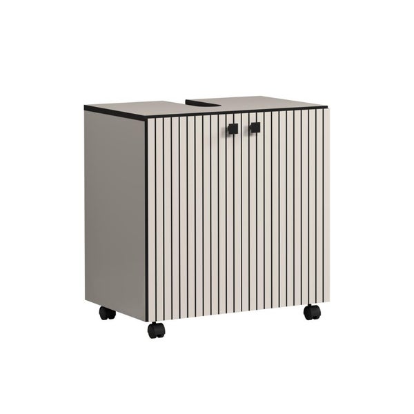 Waschbeckenunterschrank mit Rollen für das Badezimmer