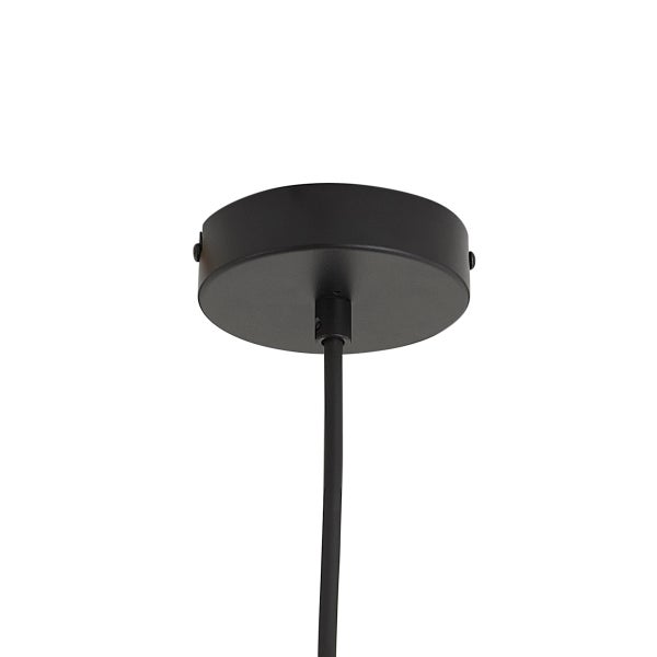 Runder Deckenbaldachin aus Metall mit Kabel für Pendelleuchten zur Deckenmontage