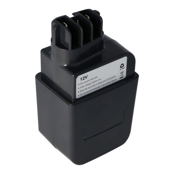 Ersatzakku für Werkzeuge, 12 Volt, Nickel-Metallhydrid Akku mit Steckanschluss.