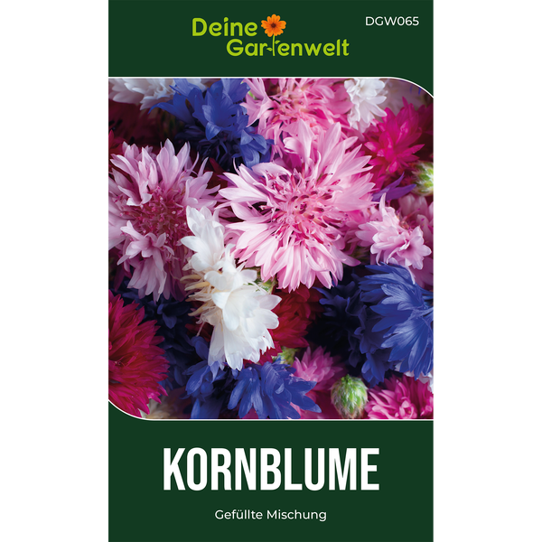Samentüte für Kornblumen Gefüllte Mischung von Deine Gartenwelt.