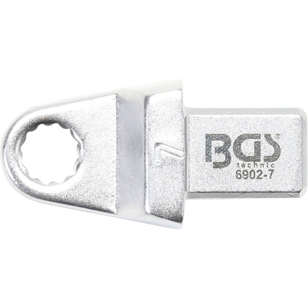 BGS Einsteck-Ringschlüssel 7 mm Aufnahme 9 x 12 mm - 6902-7