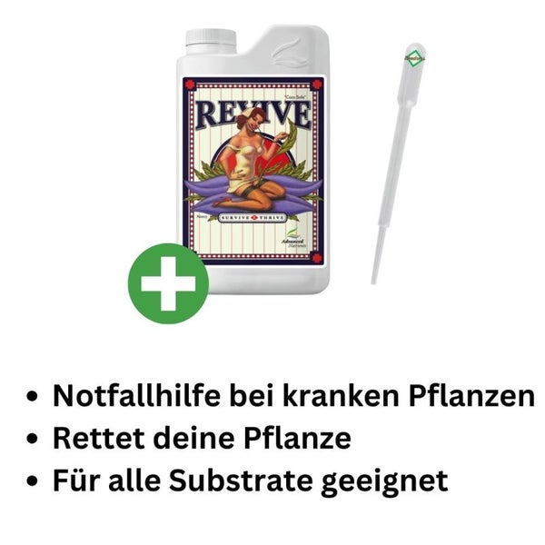 Advanced Nutrients Revive 250 ml – Schnelle Pflanzenwiederherstellung, Vitalitätsbooster für Kranke und Schwache Pflanzen, Vielseitig Für Alle Substrate & Anbaumethoden