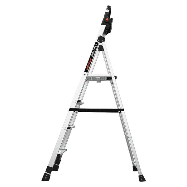 Little Giant Xtra-Lite Plus Stehleiter aus Aluminium mit Arbeitsplattform für Heimwerker und Profis.