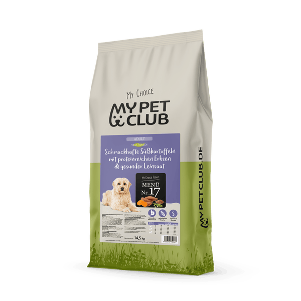 Vegi (1 x 14,5 kg) vegan/vegetarisches Hundefutter Purinarm mit Süßkartoffel I Sensitiv & Hypoallergen I Alleinfuttermittel für Hunde ab dem 12ten Lebensmonat