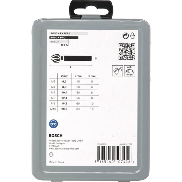 Bosch Expert Bosch Pro Schraubbit-Set in grauer Kunststoffbox