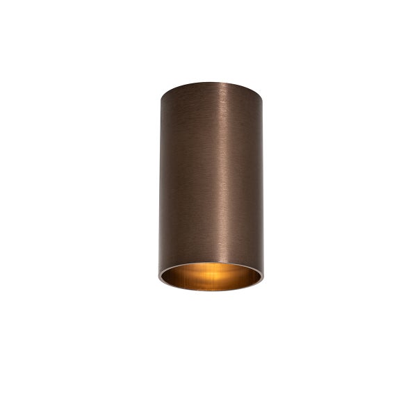 Zylindrische Deckenleuchte aus Metall