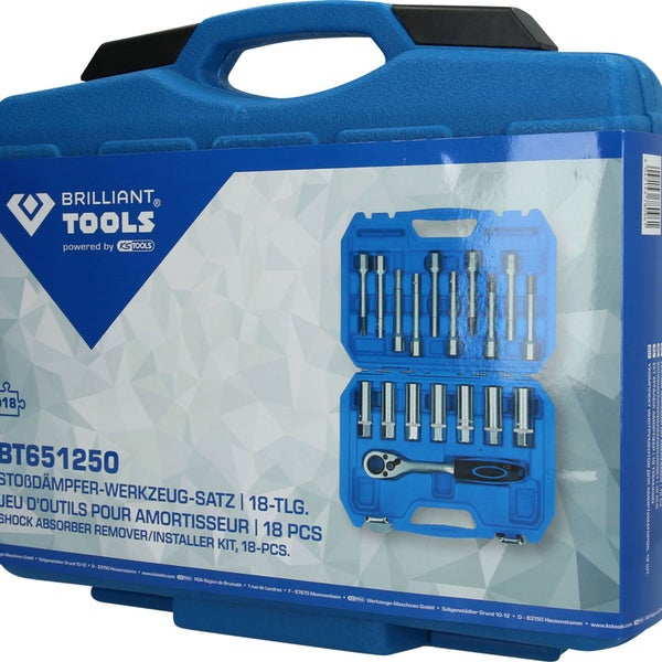BRILLIANT TOOLS Stoßdämpfer-Werkzeug-Satz 18tlg. - BT651250