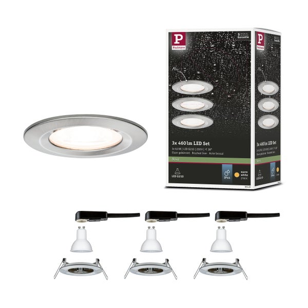 Schwarze LED Wandleuchte