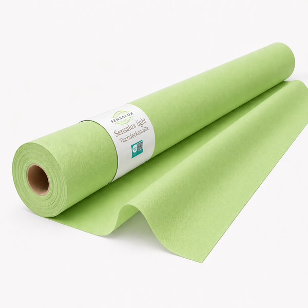 Sensalux light Tischdeckenrolle aus Vlies in Hellgrün