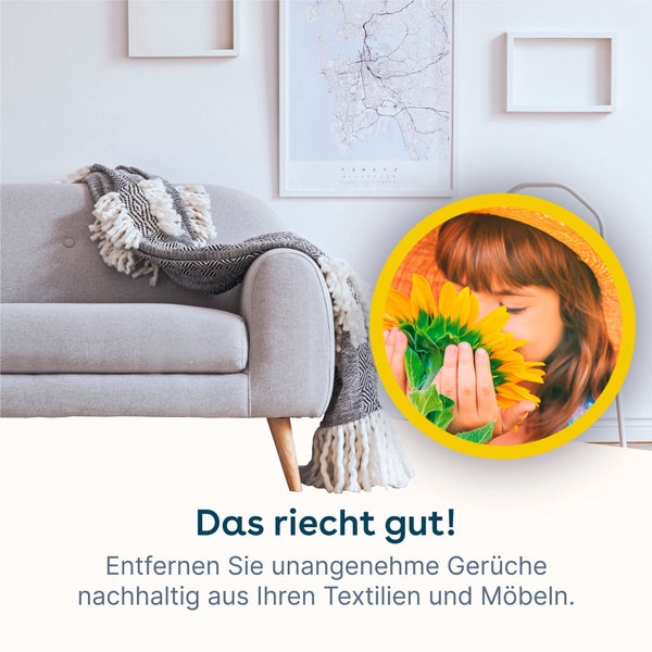eco:fy Textilien- und Möbel-Geruchsabsorber • entfernt festsitzende Gerüche