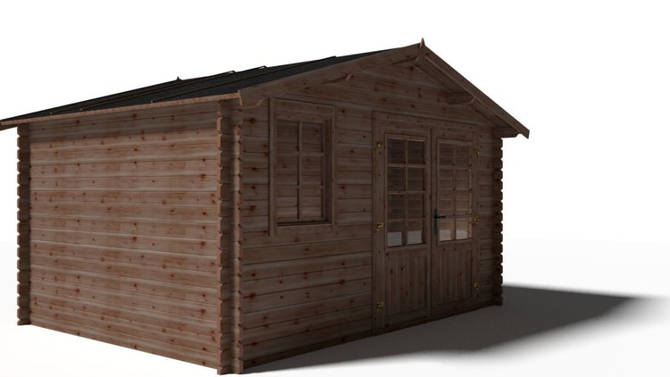 Gartenhaus, Gerätehaus 11,70m2 - 3,90x3m - 34mm - Imprägniert