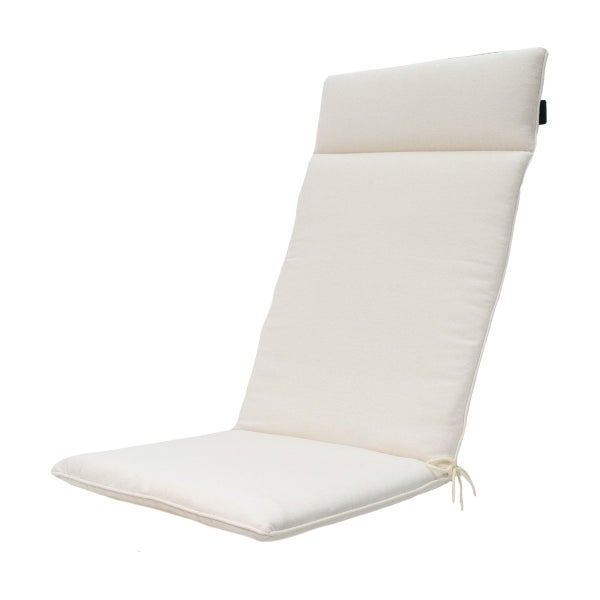 Hochlehnerauflage Naples sand - Ca. 120x50 cm - 4er-Set