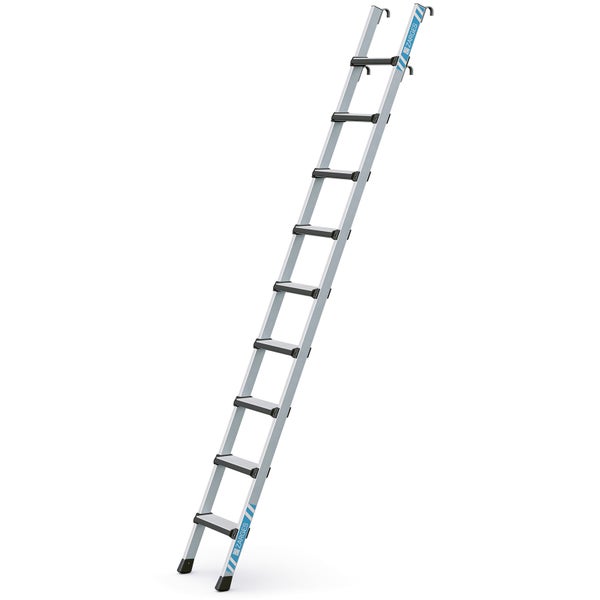 Einfache Aluminium-Anlegeleiter mit Sprossen