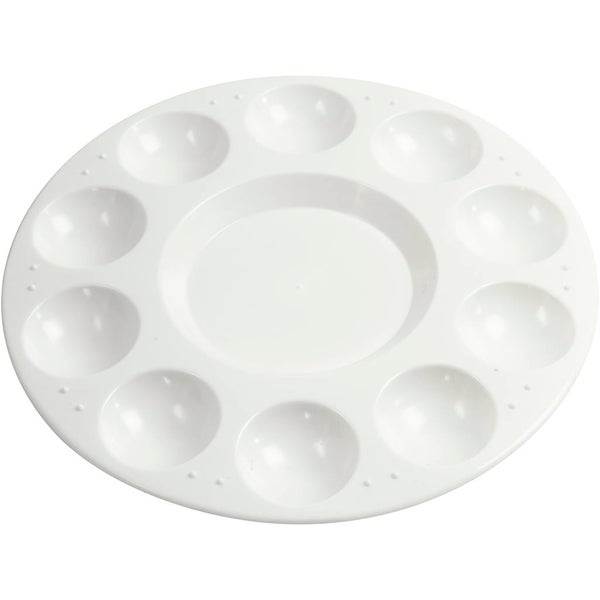 Creativ Company  Palette, D 17 cm, Weiß, 1 Stk