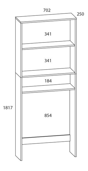 Überbauschrank Waschmaschine Überbau Schrank Lona