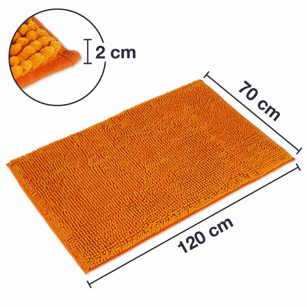 1 St. Badematte PARIS Orange 70 x 120 cm