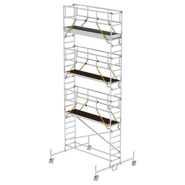 Rollgerüst mit mehreren Plattformen für Bauarbeiten