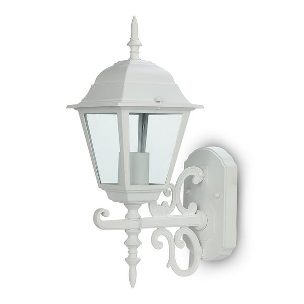 V-TAC VT-760-W - E27 Außenbeleuchtung - Wandleuchten - Up - Mattweiß - IP44