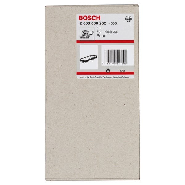 Bosch Schleifplatte für GSS 230 in Verpackung