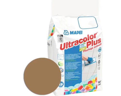 Mapei Ultracolor Plus Flexfuge schnell, 5 Kilogramm Packung mit Farbbeispiel
